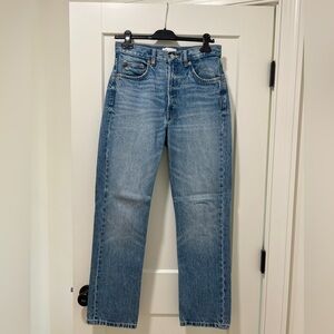 Zara Straight Leg Blue Jeans